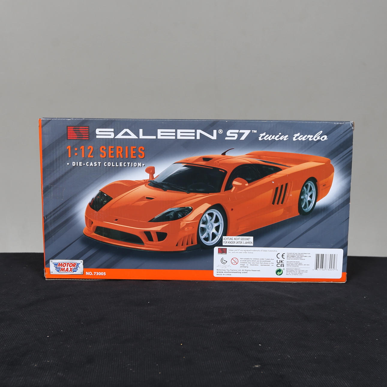 CAR MODEL, 1:12, Saleen S7 Twinn turbo, Die-cast collection