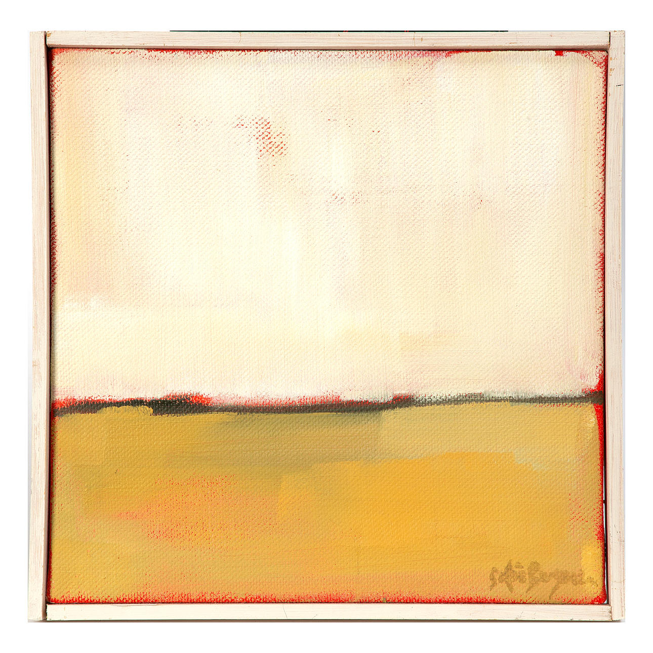 SOFIA BERGMAN. Oil on canvas, signed.