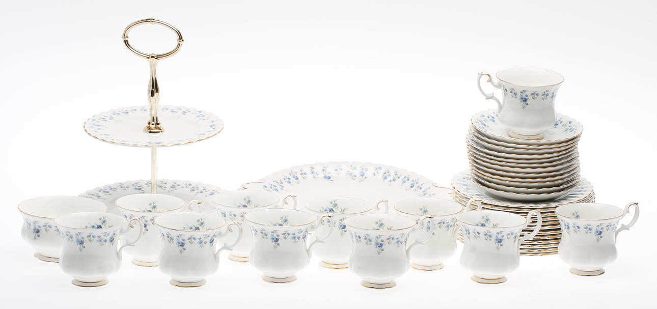 KAFFESERVIS, 38 del, Royal Albert, England, 1900-tal.