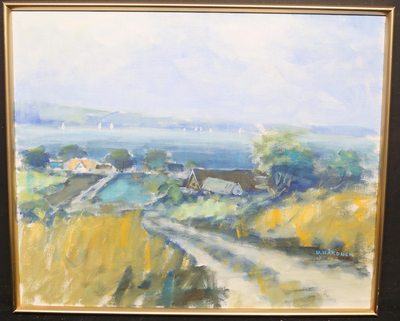 ULF HÅRDNER. Olja på duk, signerad.