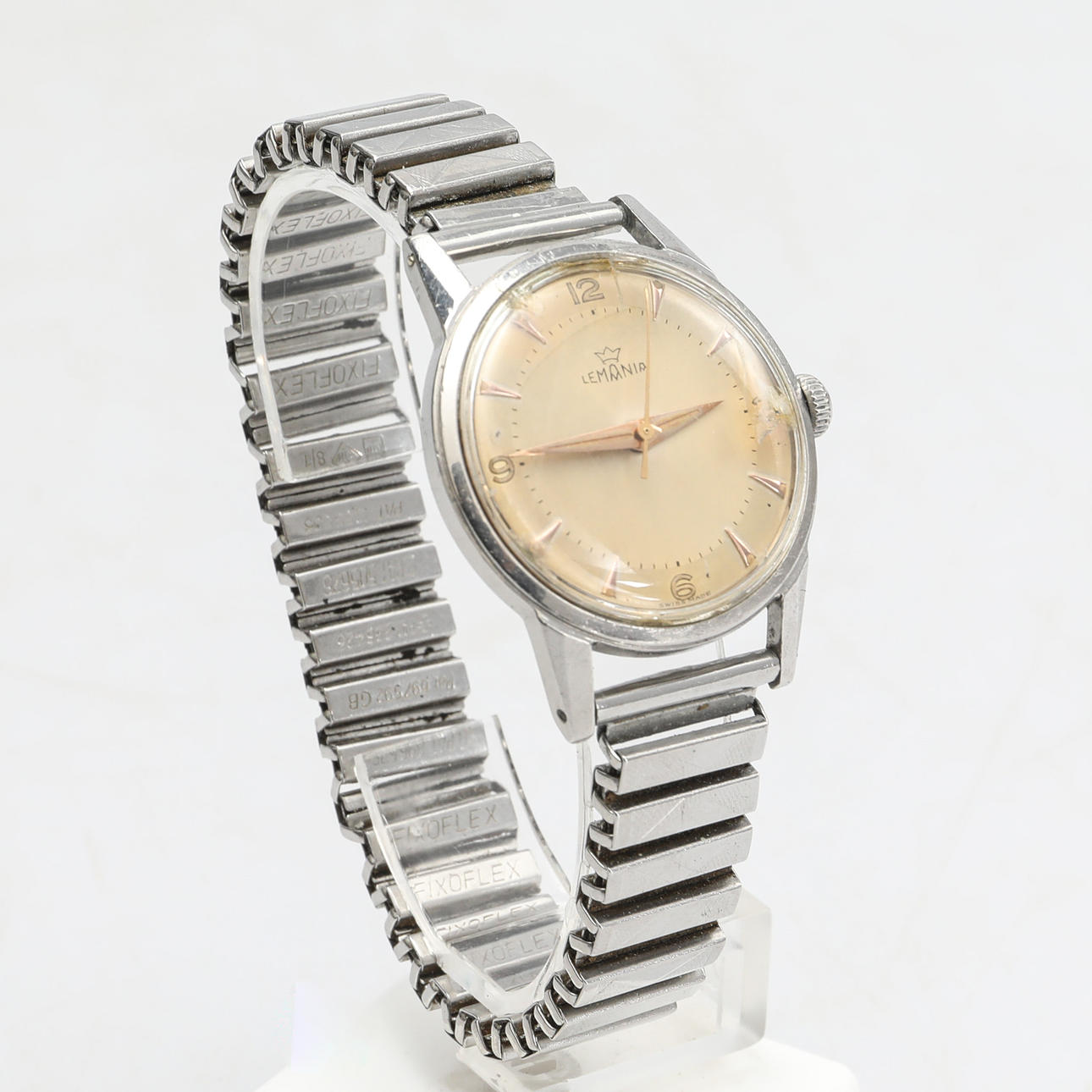 WRISTWATCH, Lemania, steel.
