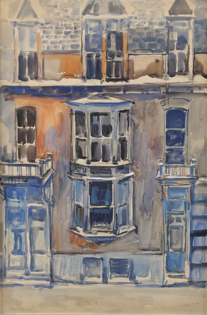 VIKTOR BERG. Watercolour, signed and dated -62.