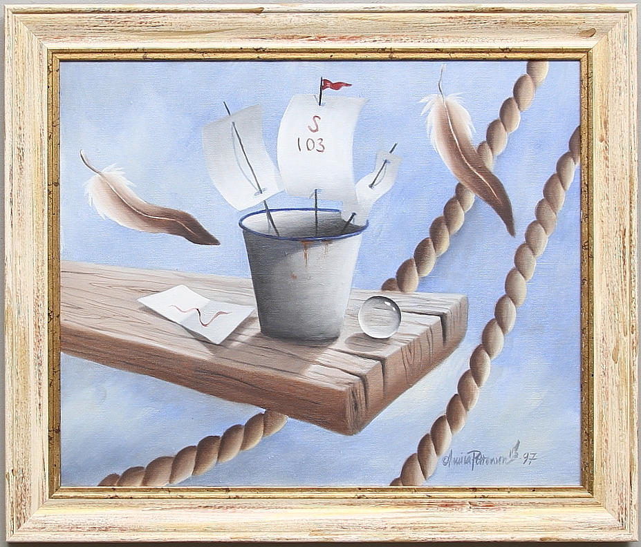 ANNIKA PETTERSSON. olja på duk, signerad och daterad.