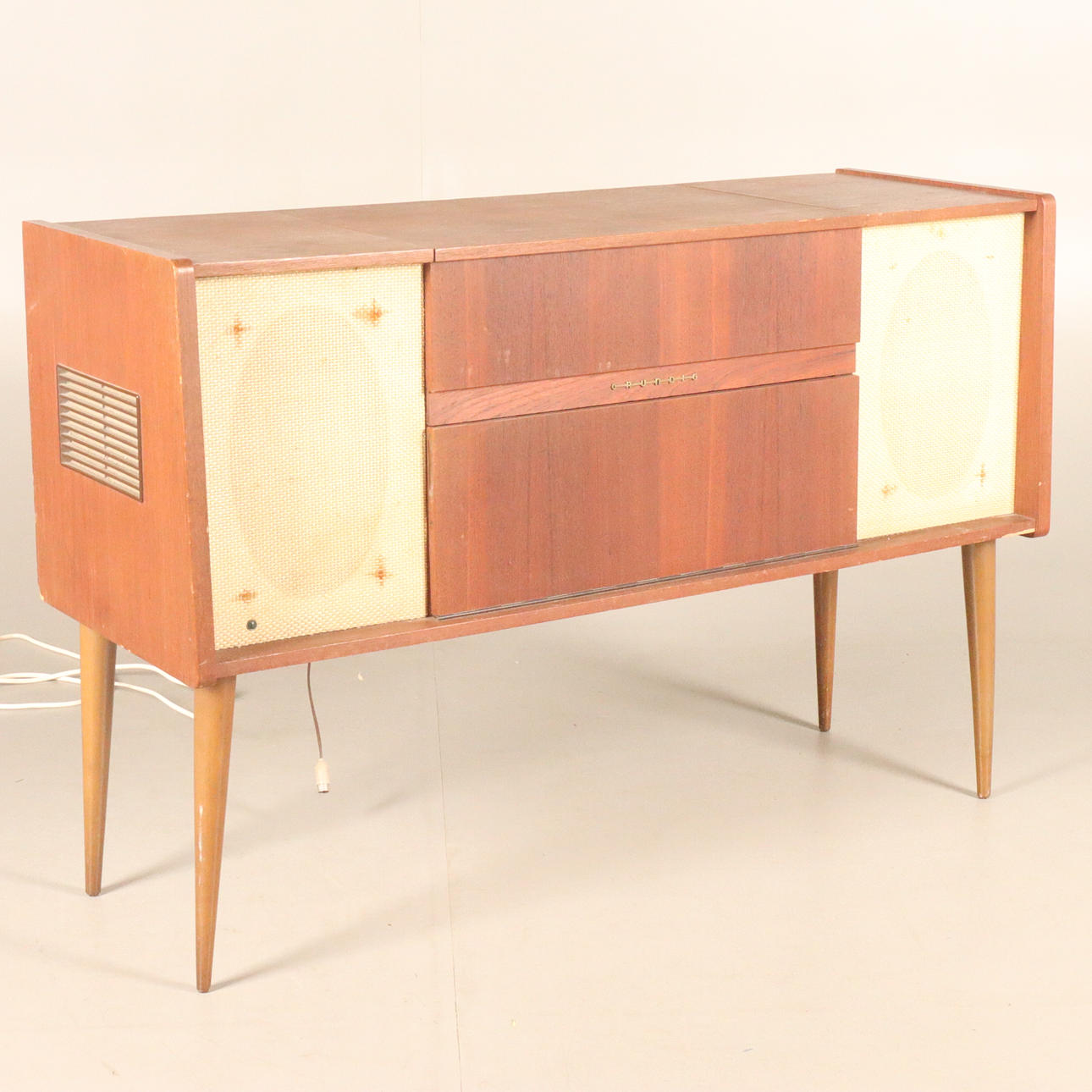 MOBILIARIO DE RADIO, teca, Grundig, Perpetuum Ebner Rex.