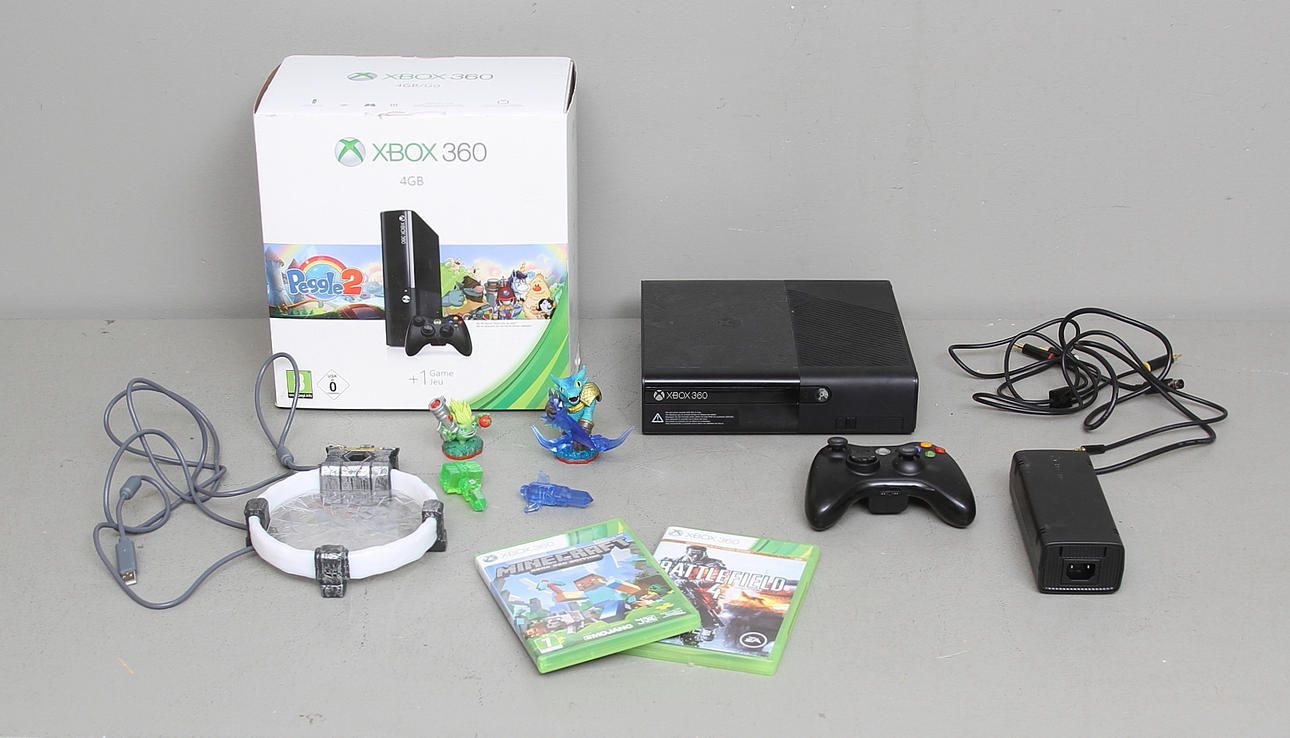 SPELKONSOL, slim, X-BOX 360.