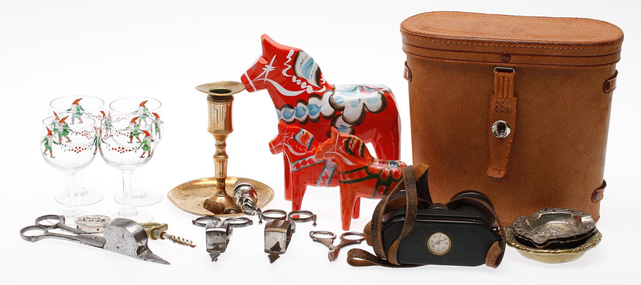 DIVERSE, 21 delar, 1800-1900-tal.