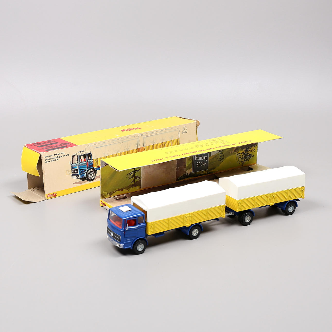 DINKY TOYS 917 MERCEDES-BENZ LP 1920 CAMION ET REMORQUE CAMION