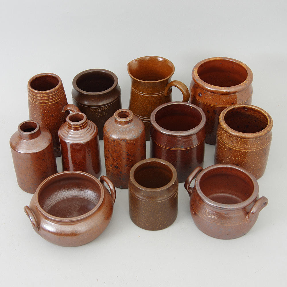 KRUS, SKÅLAR M.M., keramik, Raus och Höganäs.