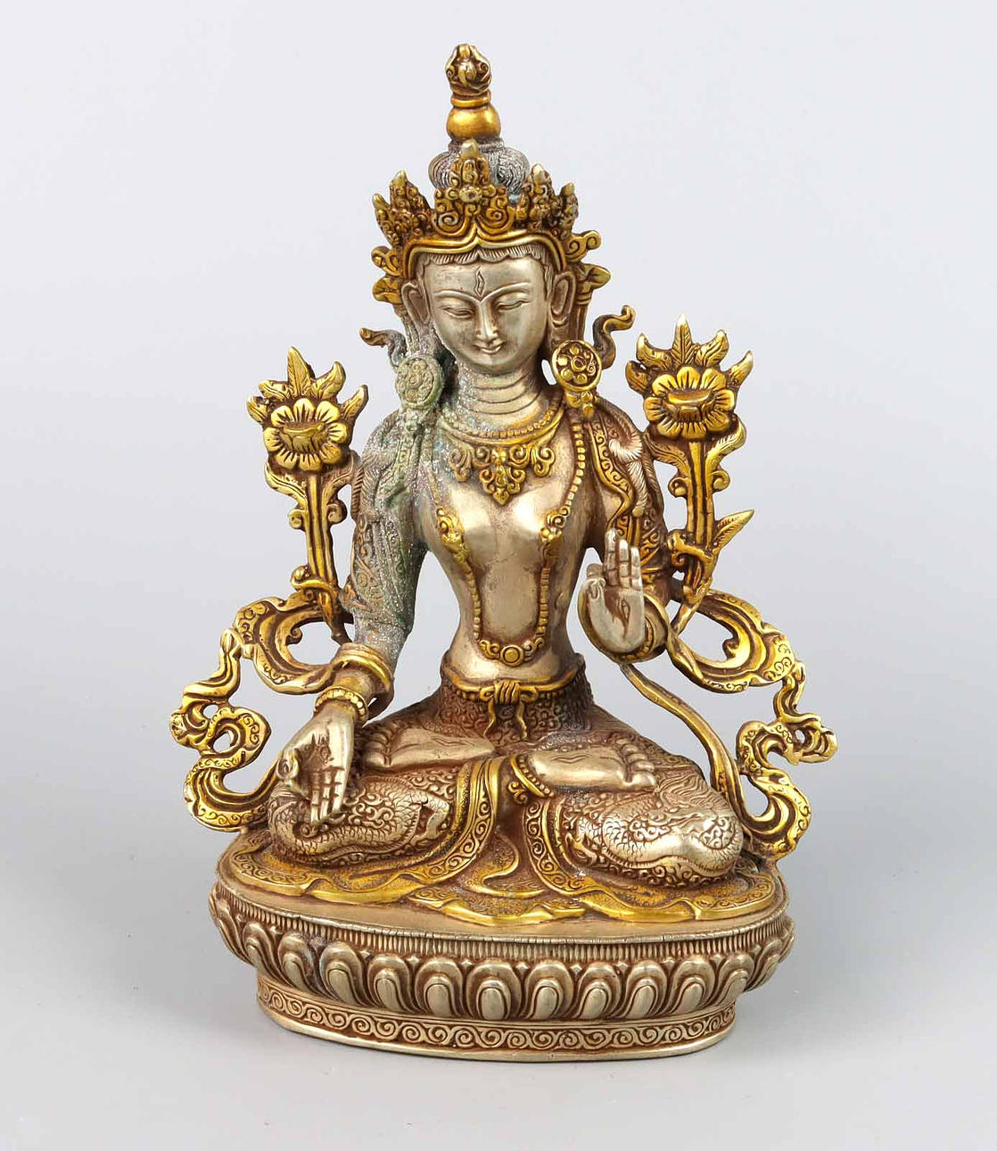 BUDDHISTISCHE GÖTTERFIGUR.