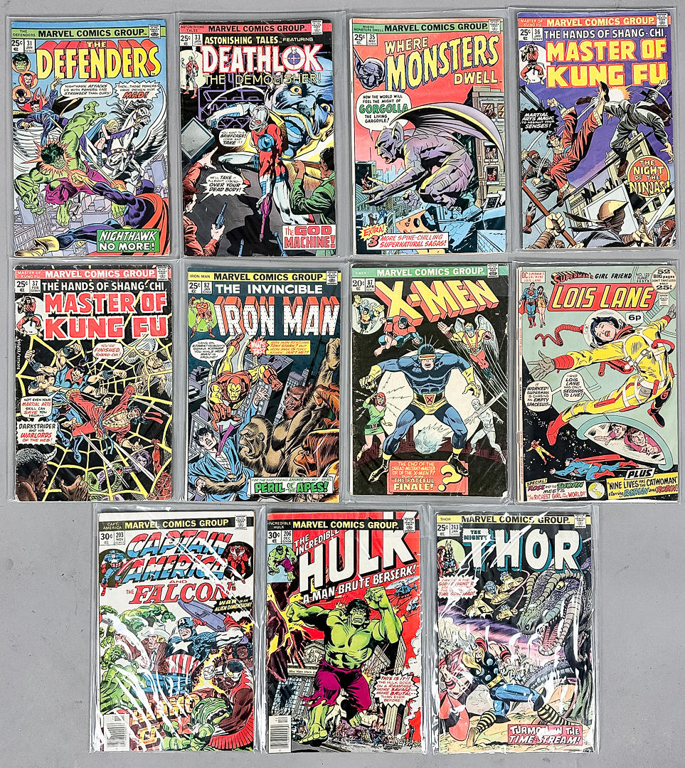 11 amerikanske tegneserier, Marvel Comics Group, 1970'erne.