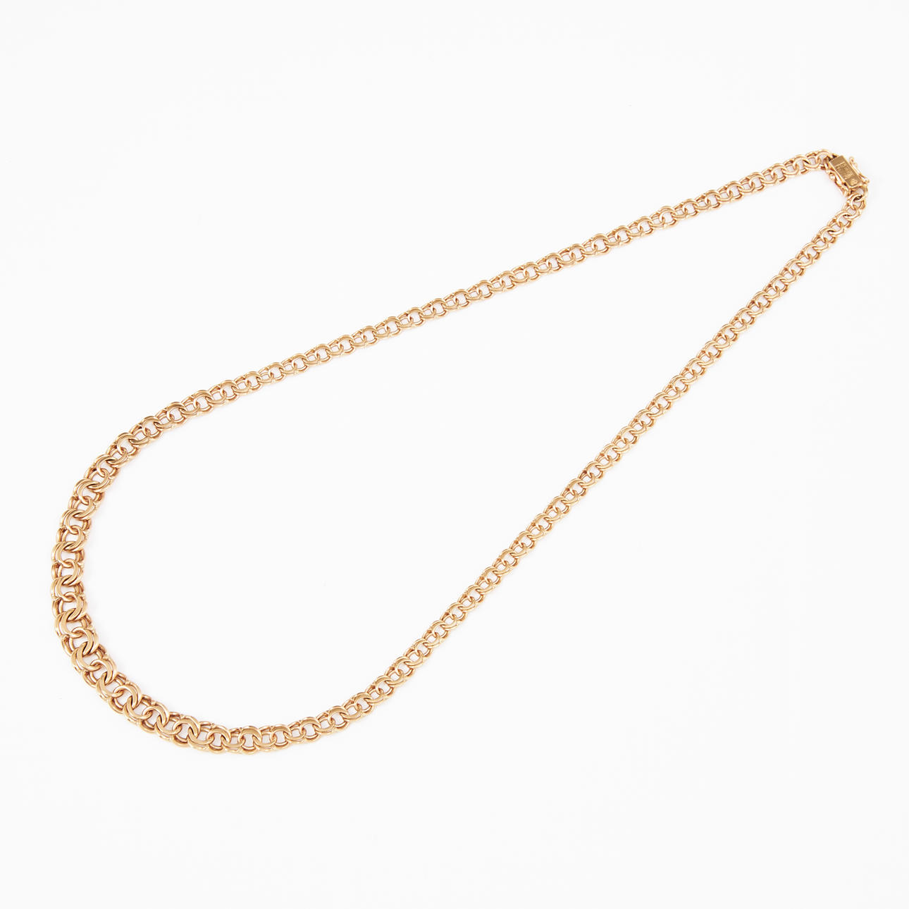 COLLIER, 18 k, doserad bismarck, Curt Hallberg, Köping 1971.