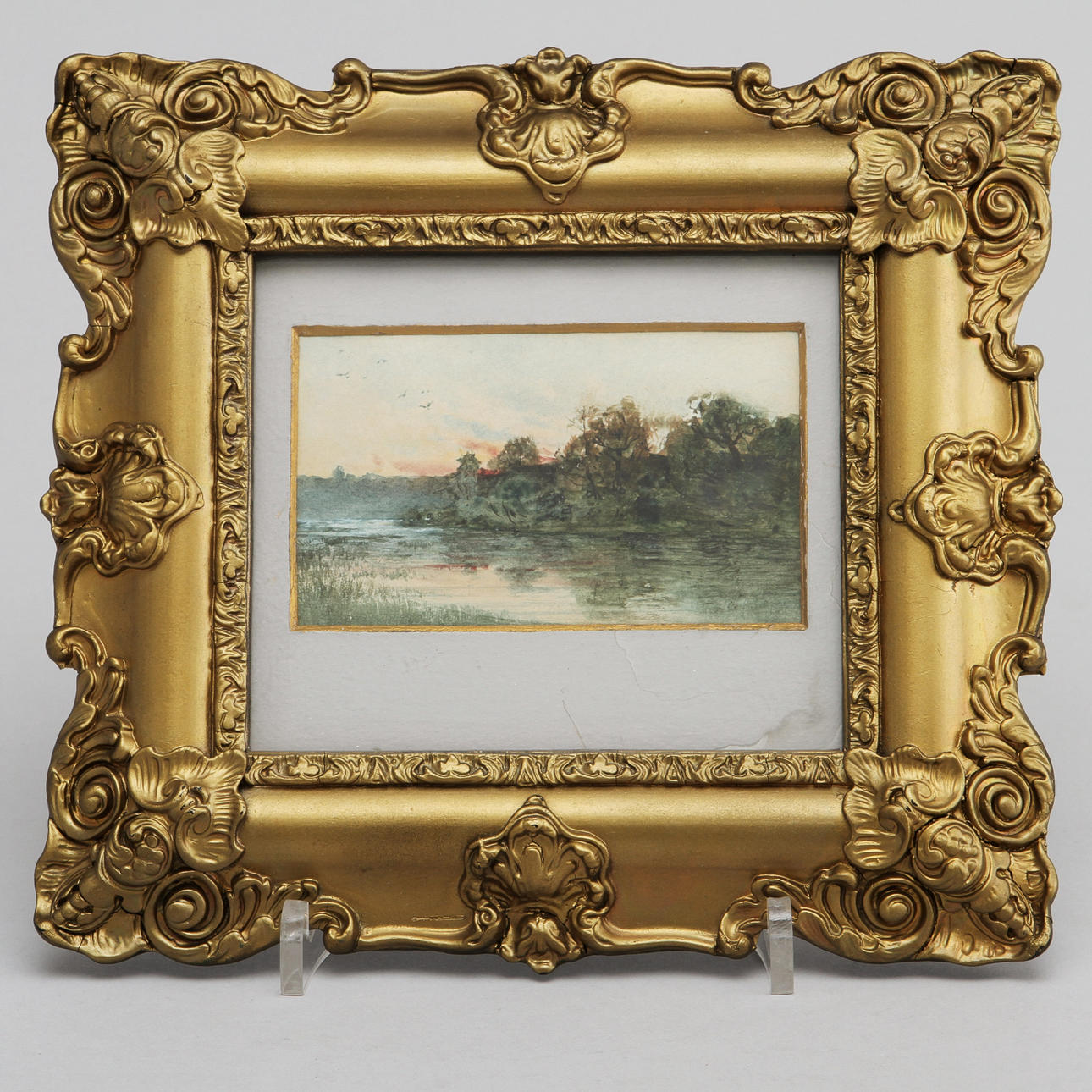 ANNA GARDELL ERICSON. TILLSKRIVEN. Sjölandskap, akvarell, osignerad.