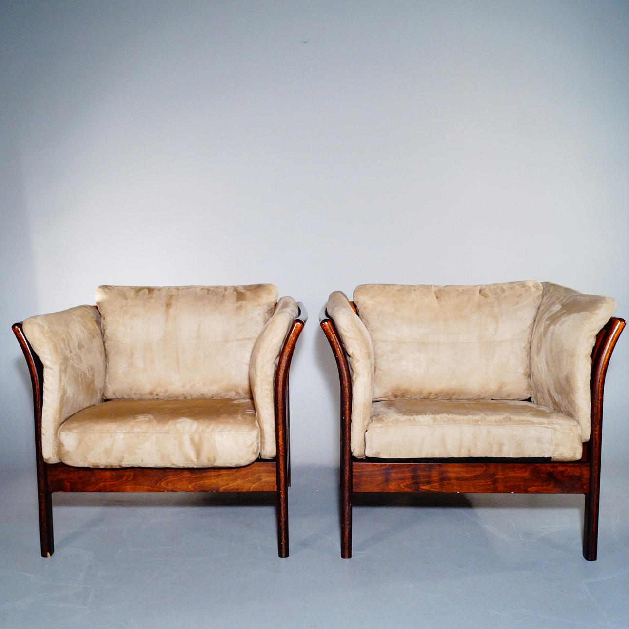 HURUP MØBELFABRIK, lænestole, et par, Danmark, 90'er.