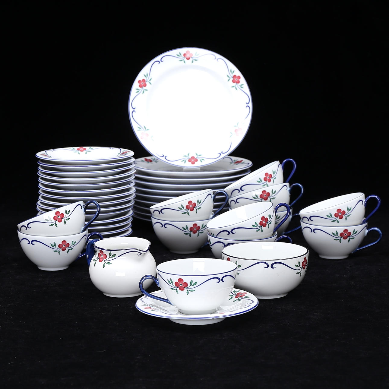 KAFFESERVIS, 39 delar, "Sundborn", Rörstrand.