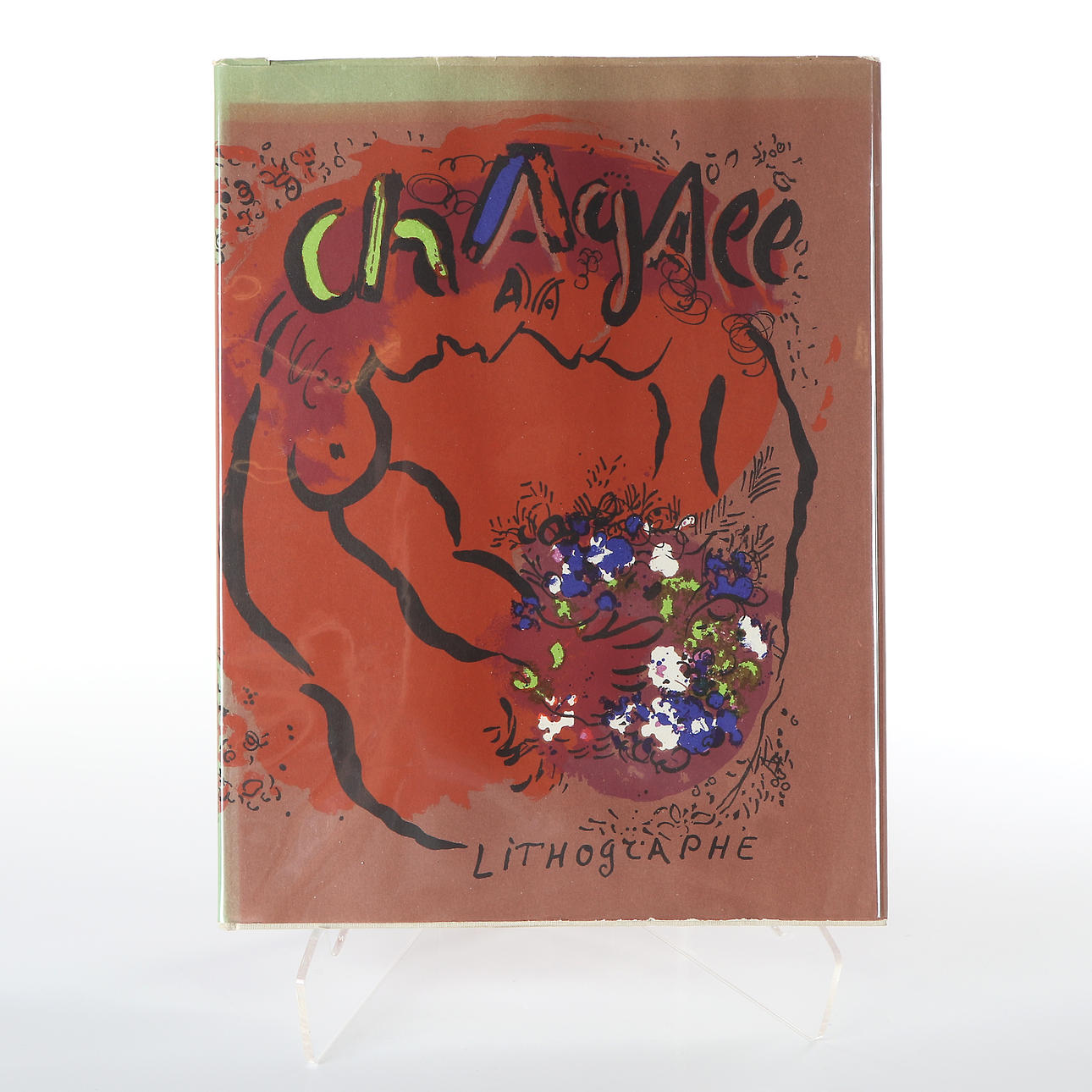 MARC CHAGALL. LIBRO. «Litógrafo». André Sauret, Francia, 1960.