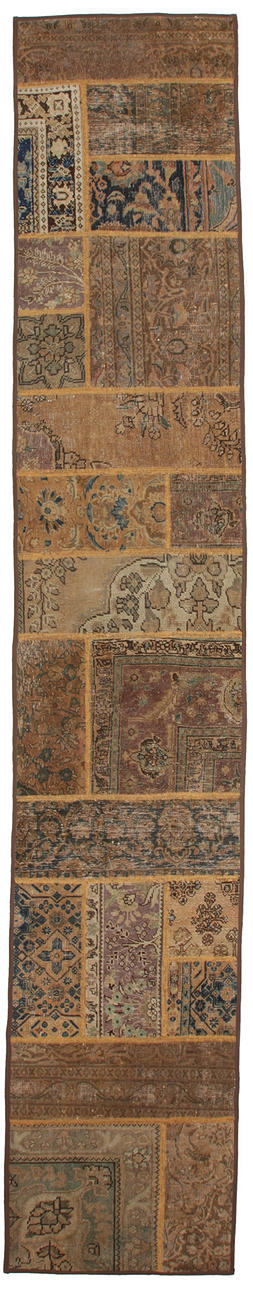 GALLERIMATTA, Persisk, Patchwork, 402x72 cm.
