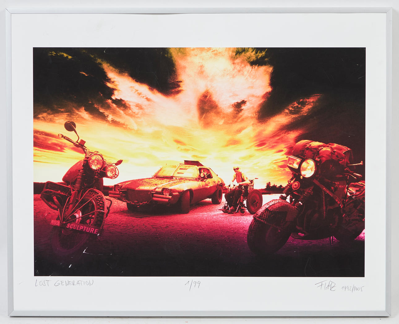 WOLFGANG FLATZ. Grafik, 'Lost Generation' 1992/2005.