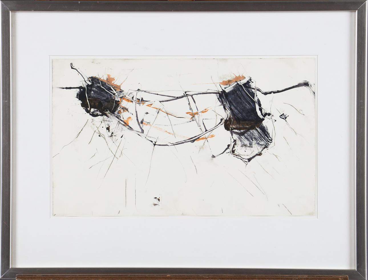 JUKKA MÄKELÄ. Lithograph, “Forest Floor” 46, on verso signed and dated -95.