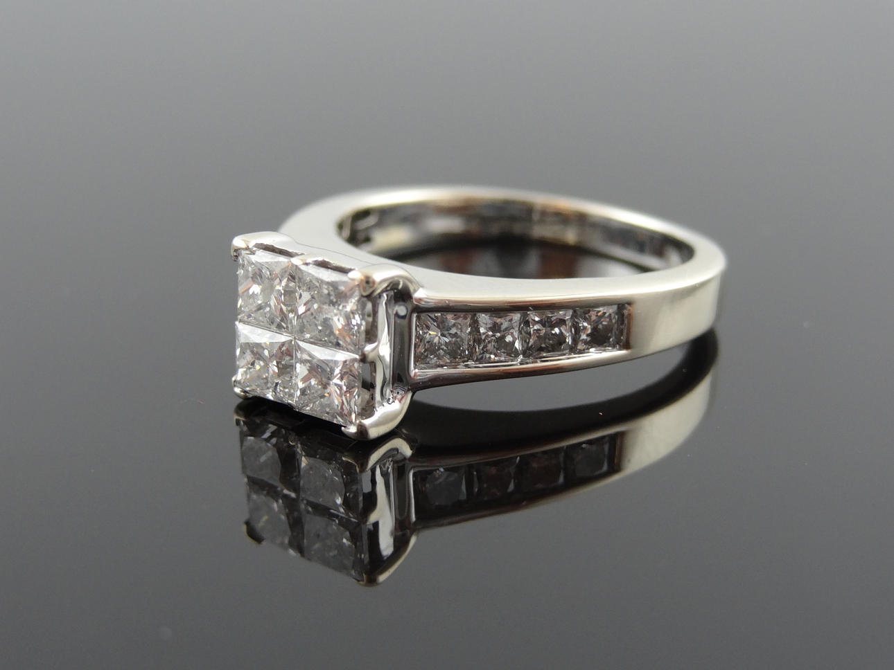 PRINCESS DIAMANT RING 2,00cts.