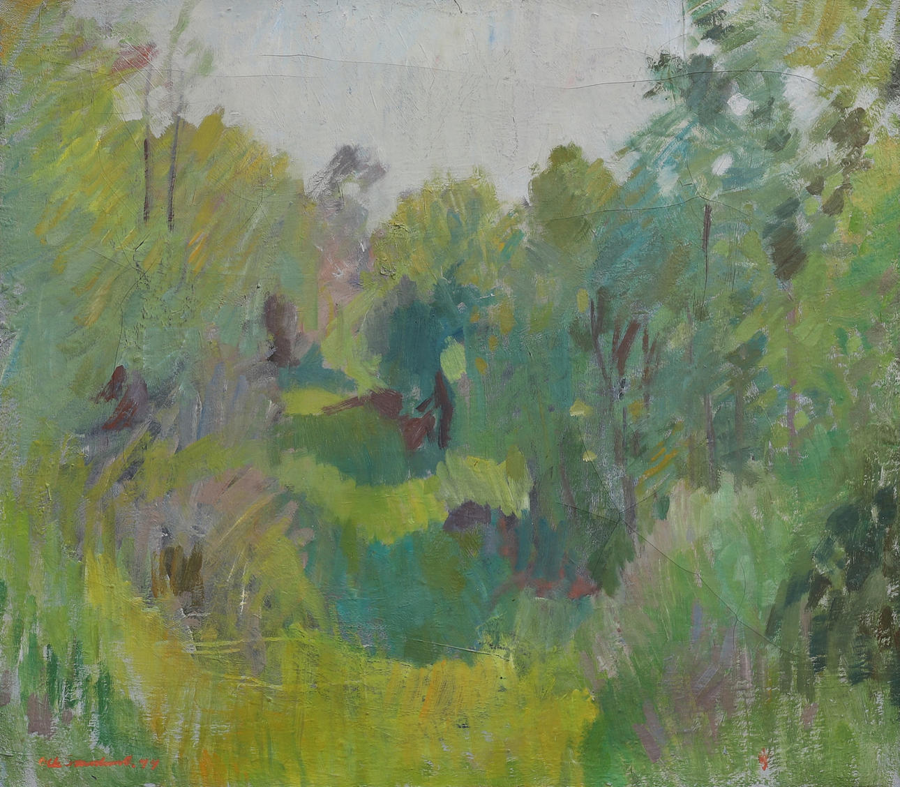 OLLE SVANLUND. „FORÅRSBILLEDE“.