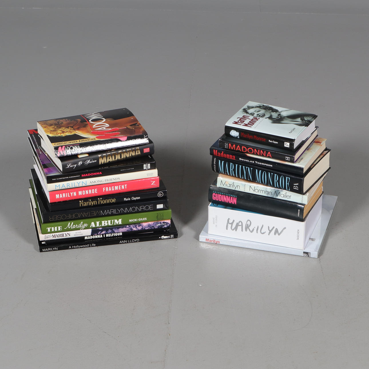Bücher von Marilyn Monroe und Madonna, 19.