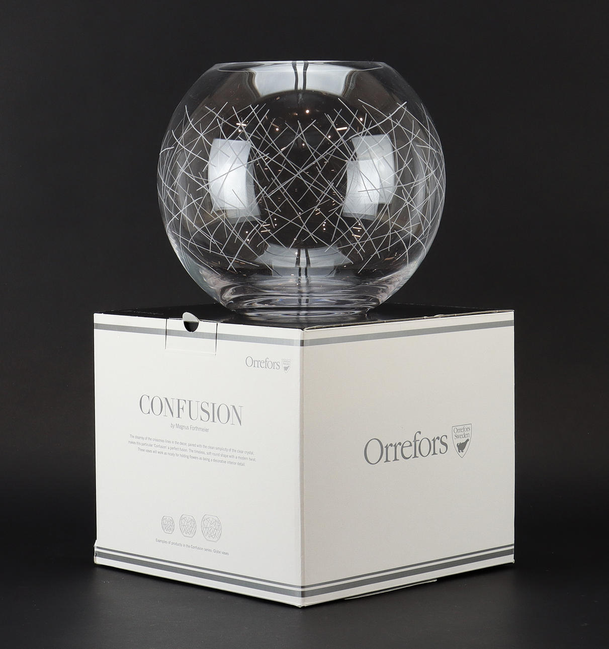 VASE/BOWL Orrefors, Confusion.