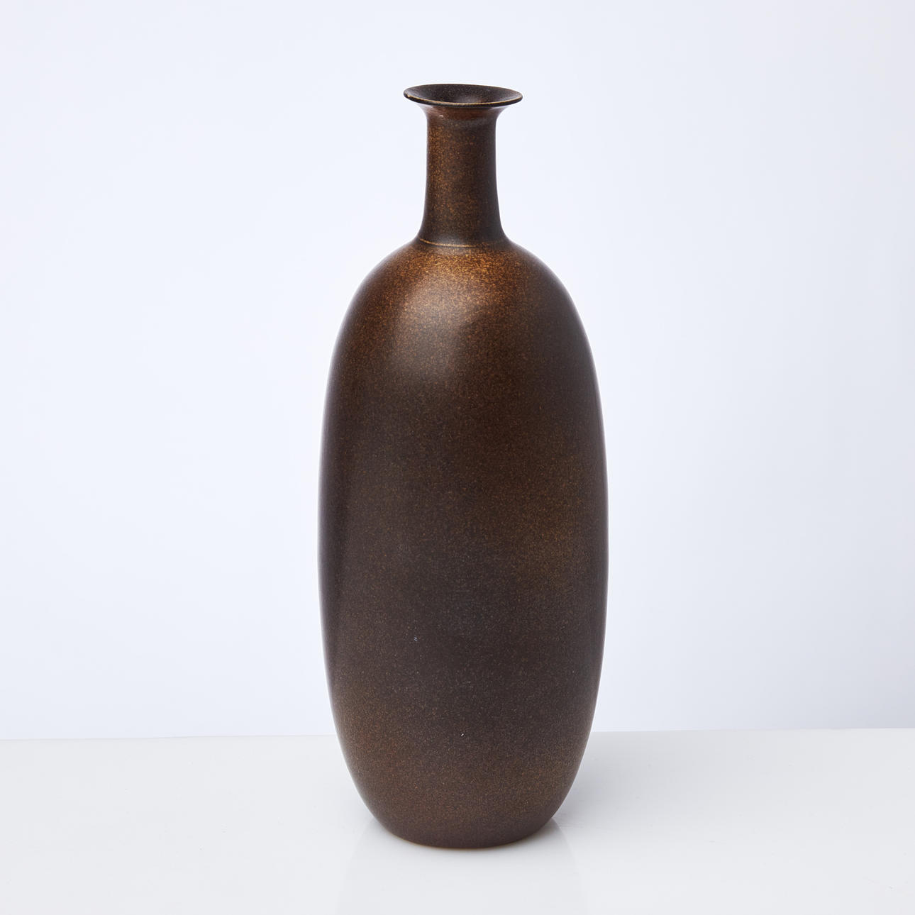 AGNE ARONSSON. Vase, glazed stoneware, signed.