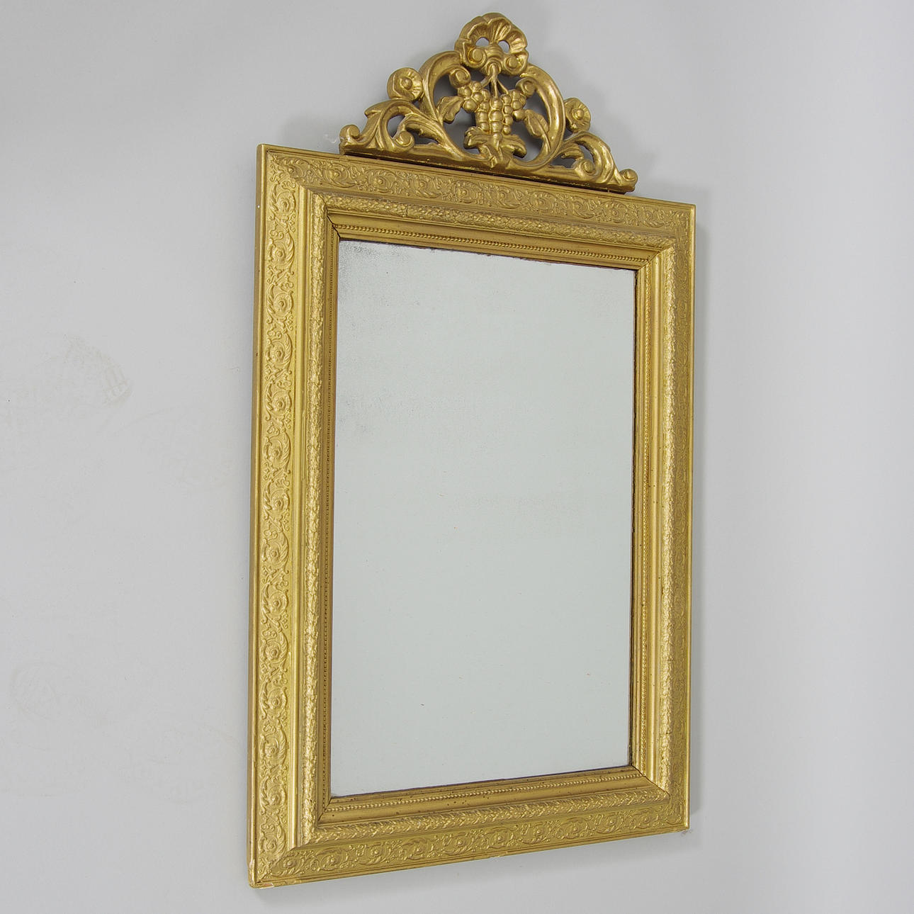 SPEGEL, bronserad, sekelskiftet 1800/1900. Speglar - Auctionet