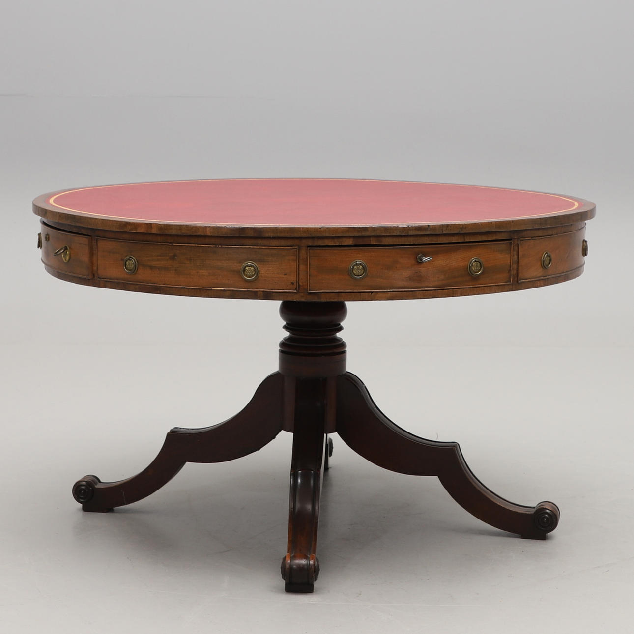 BORD, s k Drum table, England 1800-tal.