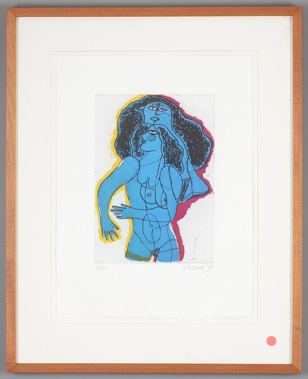 BEVERLOO CORNEILLE. Komposition, etsning, signerad och numrerad 23/80.