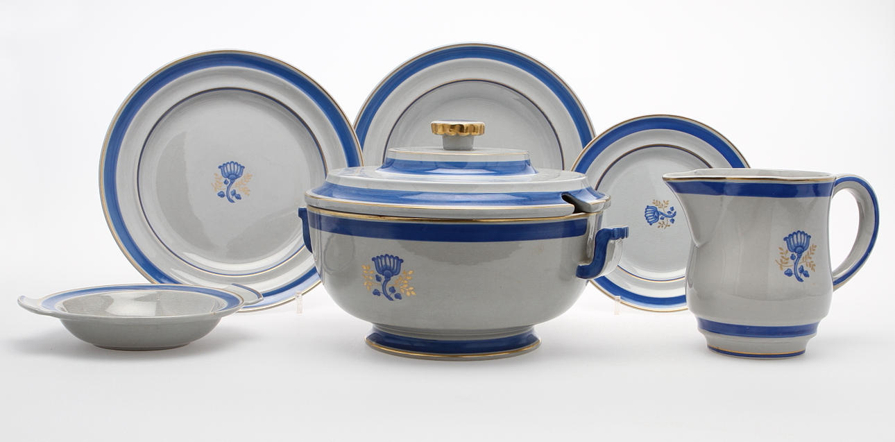 MATSERVIS, 58 delar. "Aristokrat", Wilhelm Kåge, Gustavsberg.