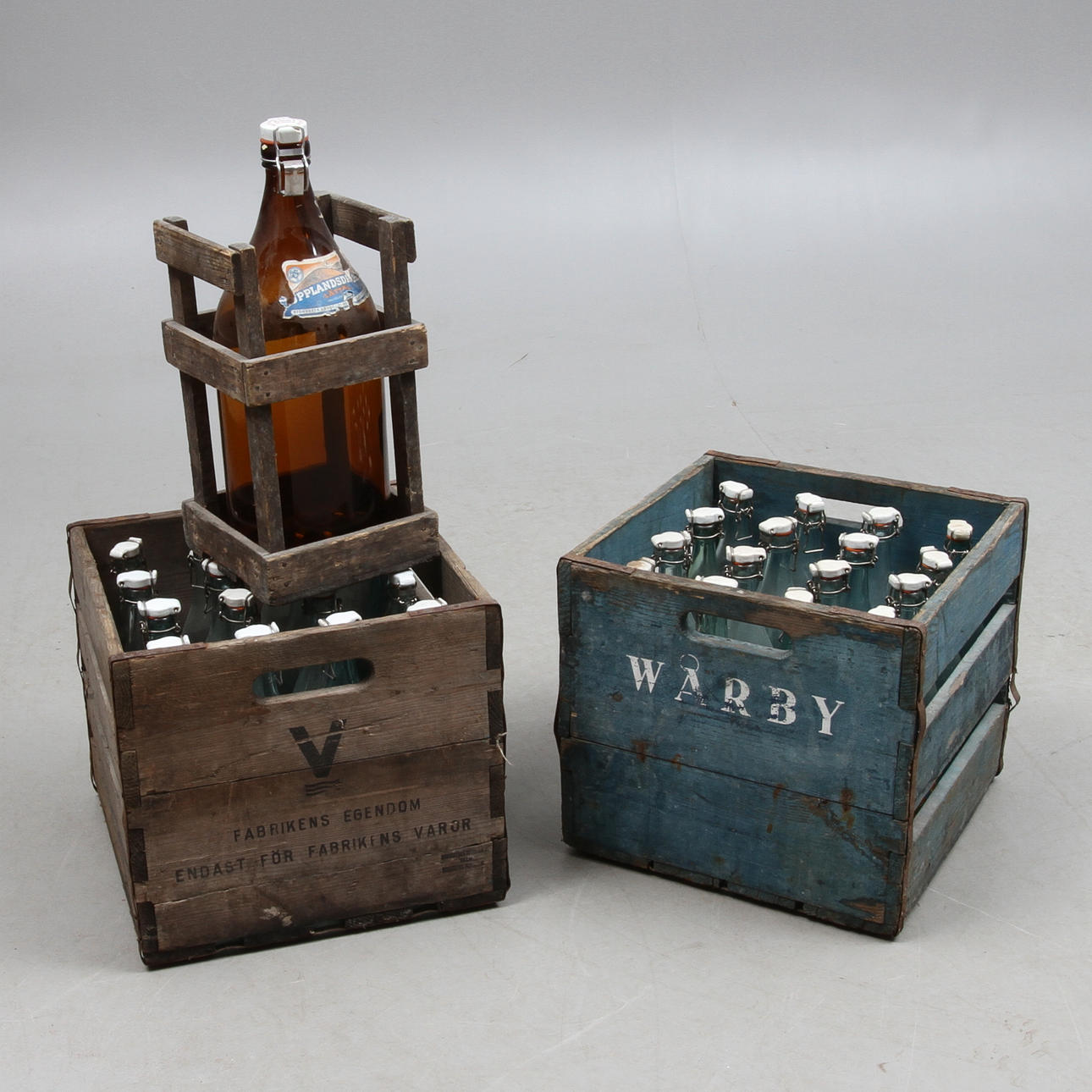 PARTI BACKAR samt FLASKOR.