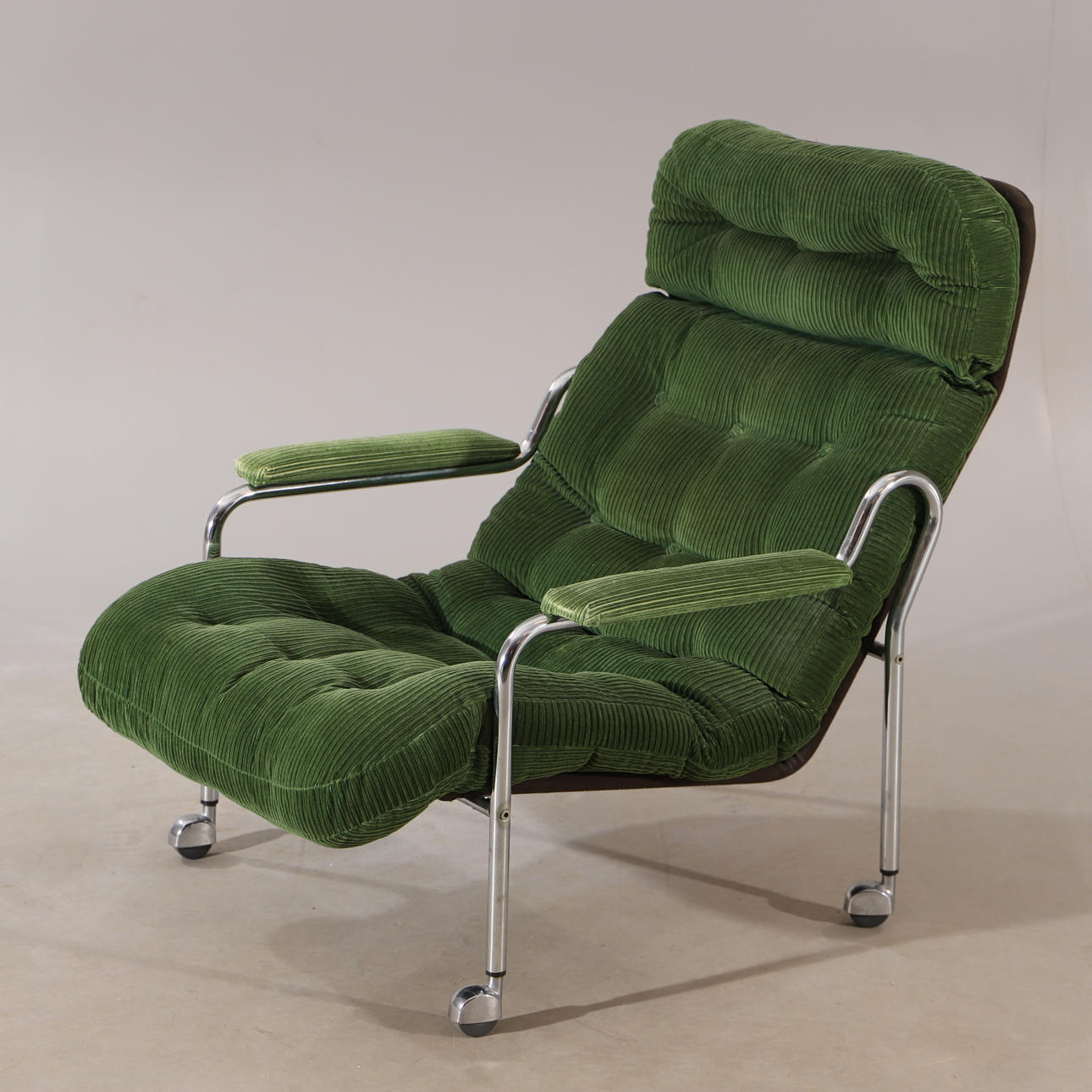 BO EIGERT. Fåtölj, "Stålbo", Hova, 1970-tal.