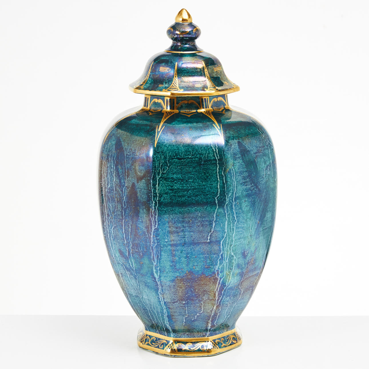 JOSEF EKBERG. Block Burn, Gustafsberg.