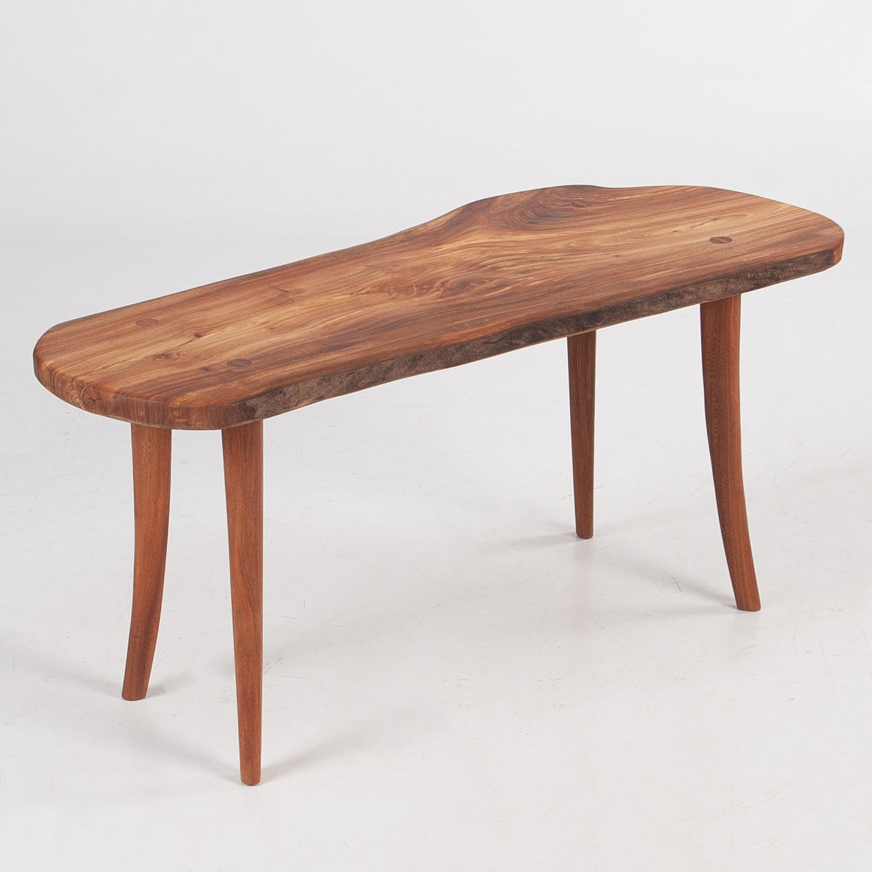 ANDERS ÖLUND. COFFEE TABLE/BENCH. Massive elm root. Unikat.