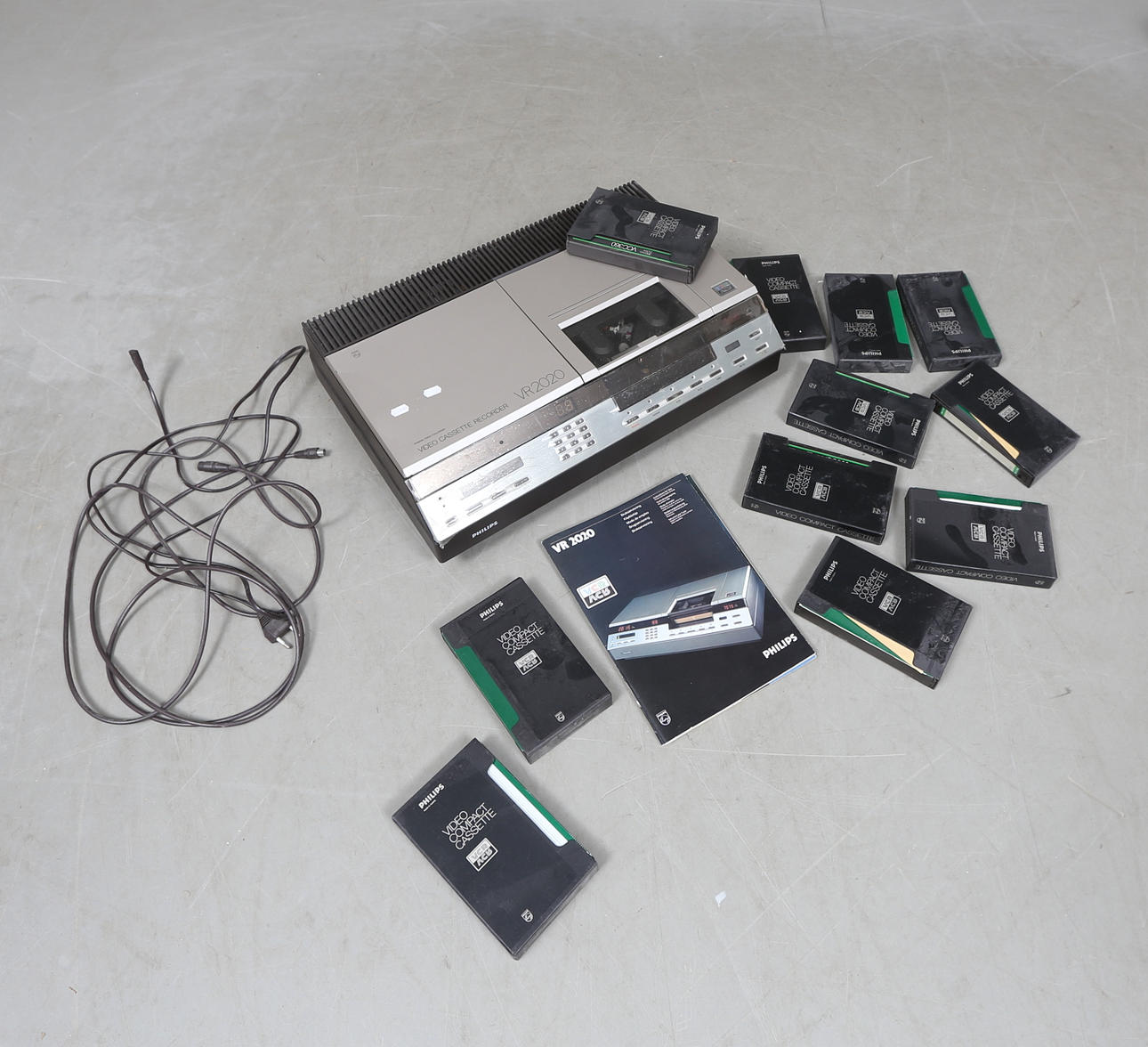 VCR, VR 2020, Philips, década de 1980.