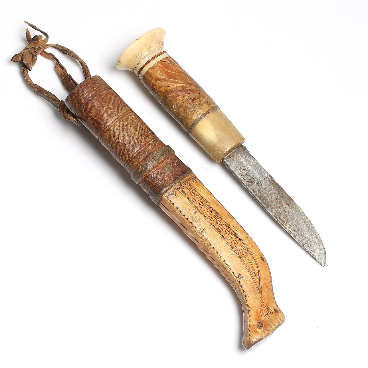 ANDERS FANKKI. Kniv, samearbete, signerad. 1900-tal.