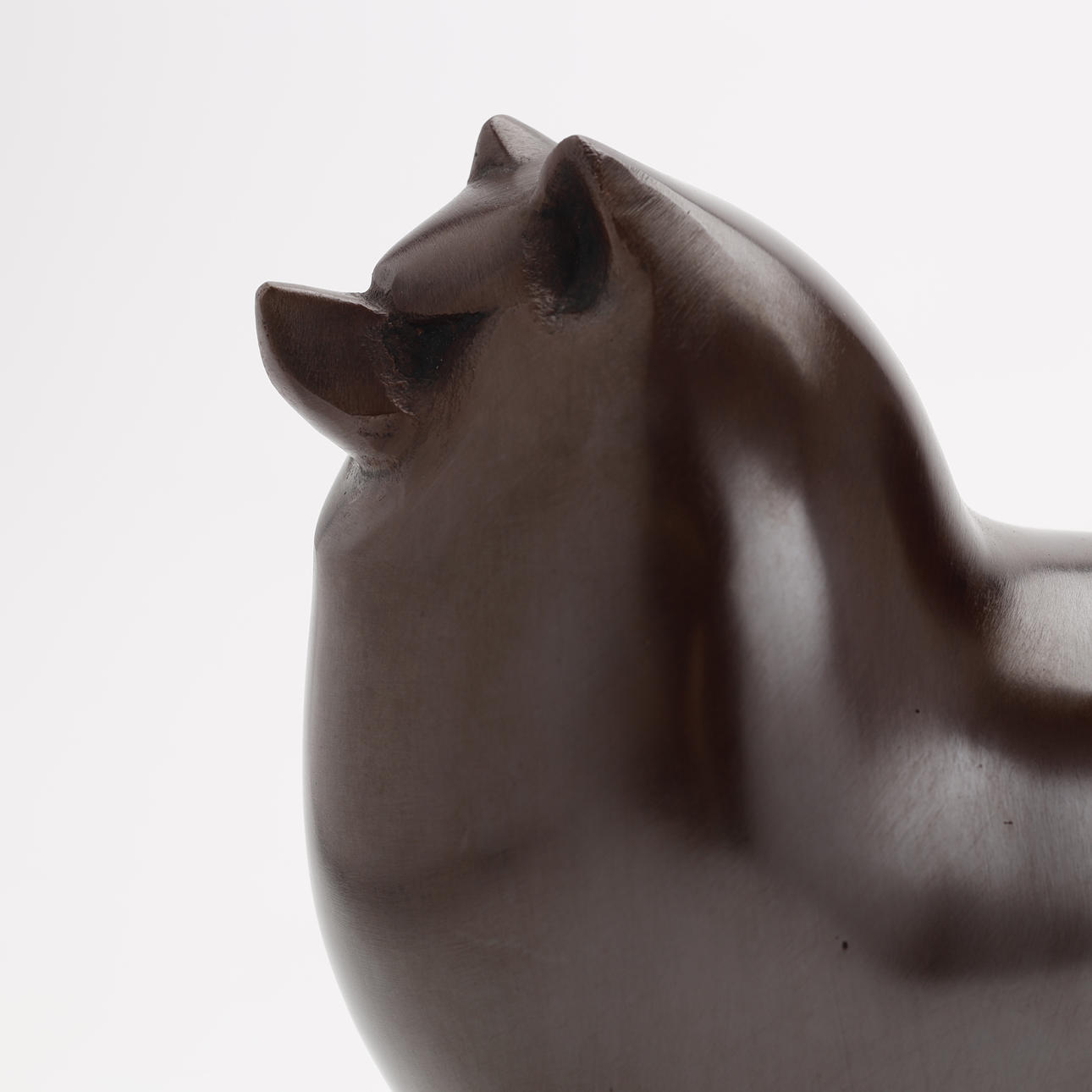 SAEGUSA SOTARO. Bronze sculpture of a dog, weight: 2.1 kg, Japan