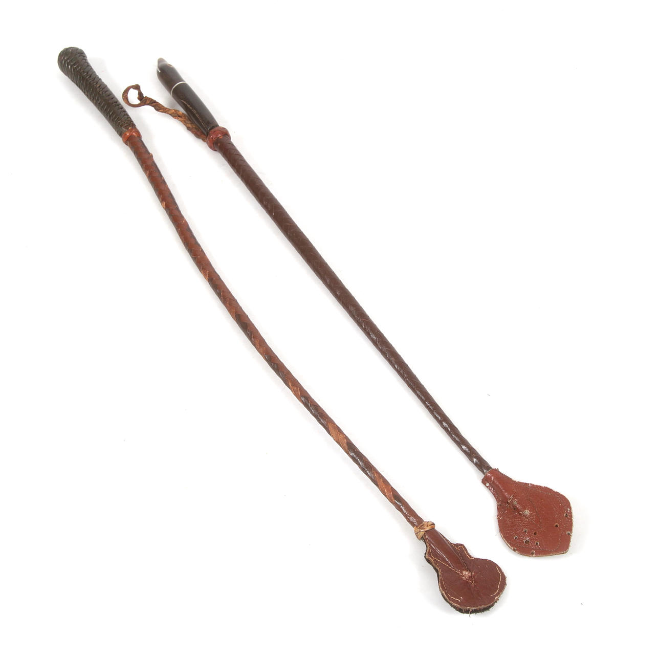 A set of 2 Malaysian riding rods. 20th century. Miscellaneous ...