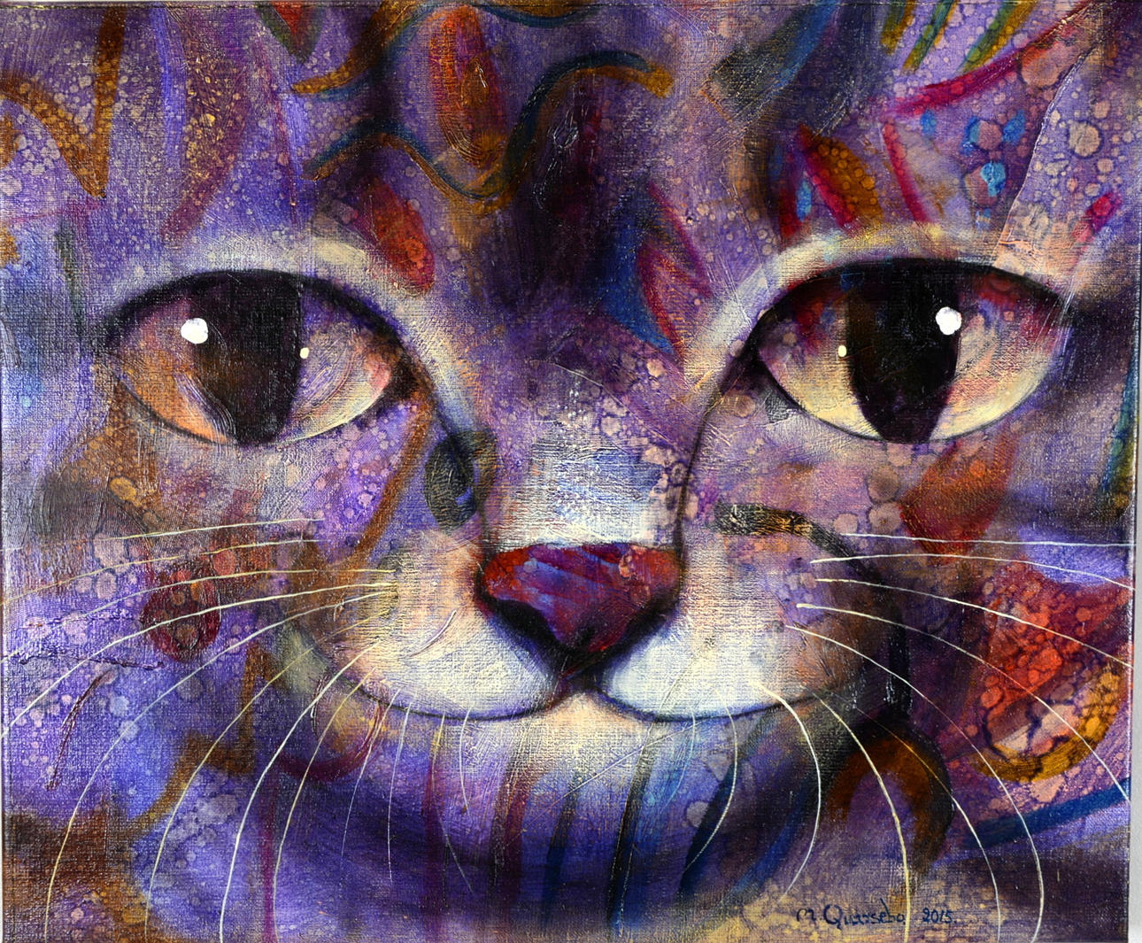 MICHAEL QVARSEBO. Olja på duk.