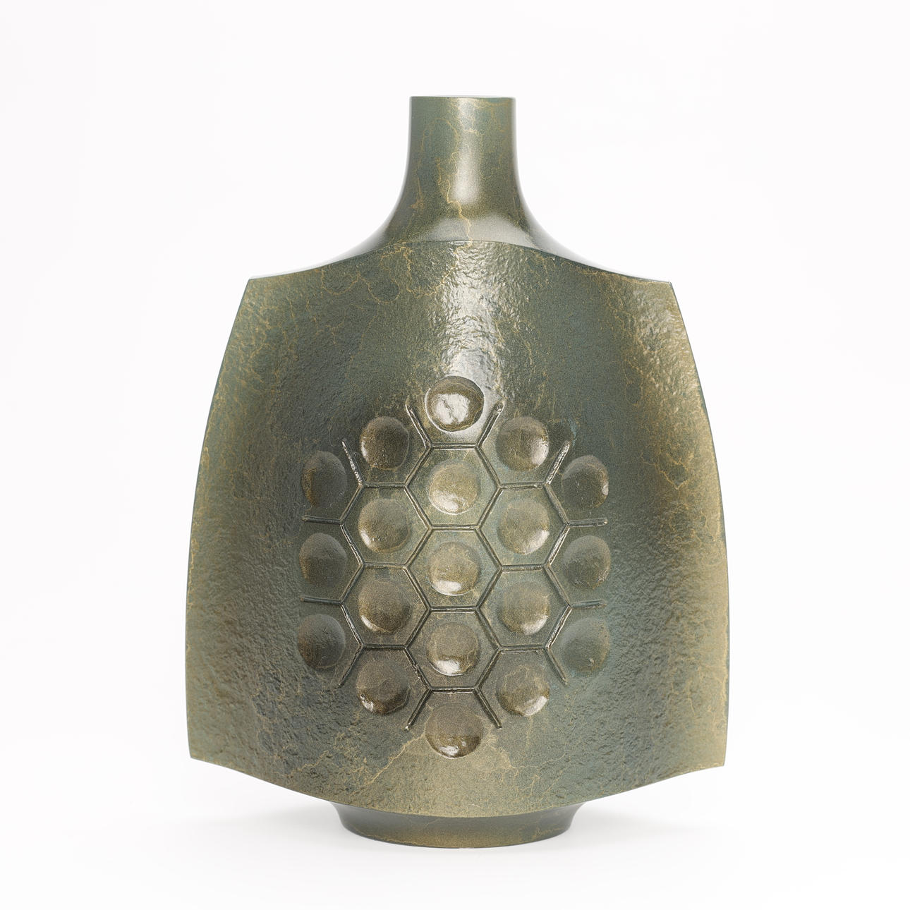 OHAKA MITSURU. Bronzevase, Japan.