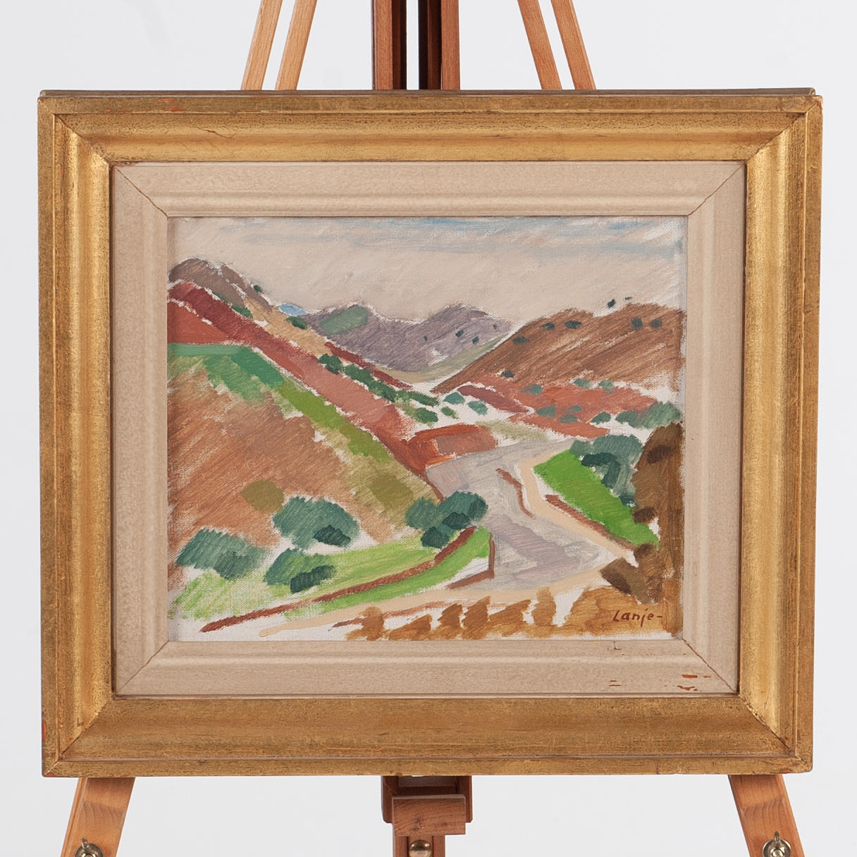 VIKING LANJE. Öl auf Leinwand „Valley, Spanien“.