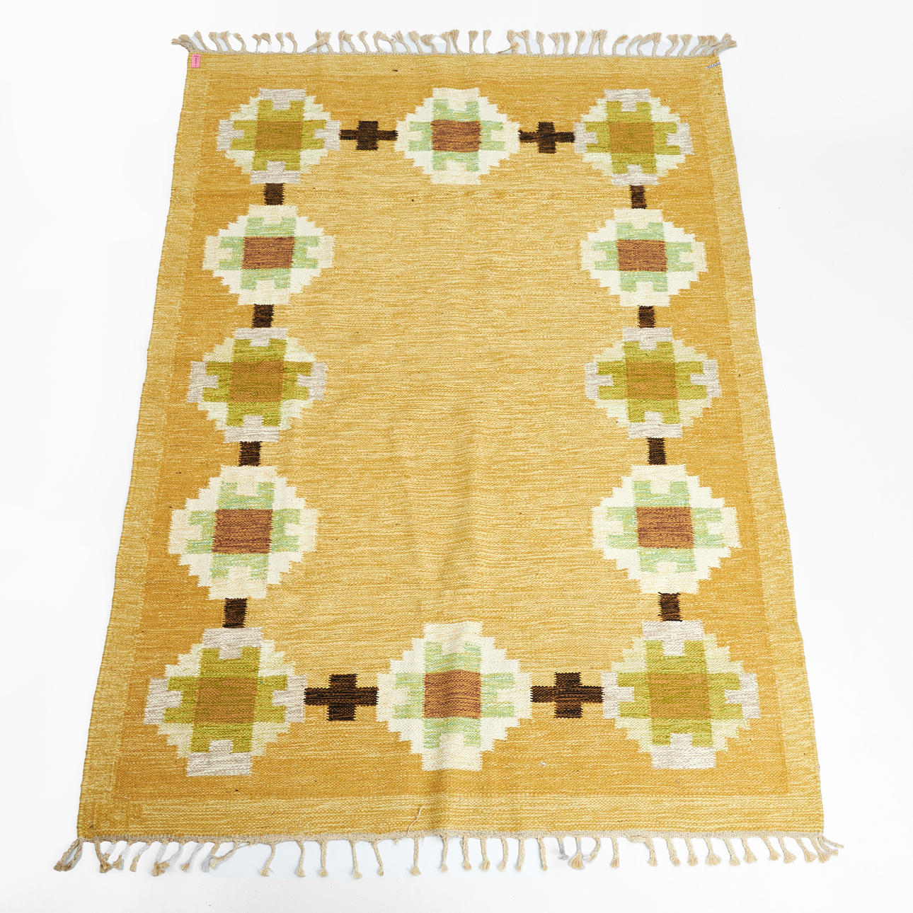 Leinenteppich aus Garn ca. 200x138cm.