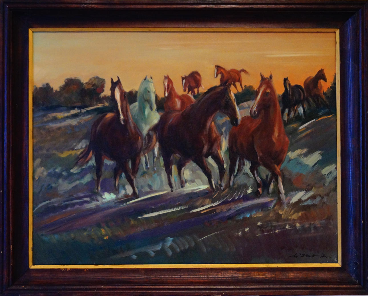 LIZUT RYSZARD. oil on canvas, signed.