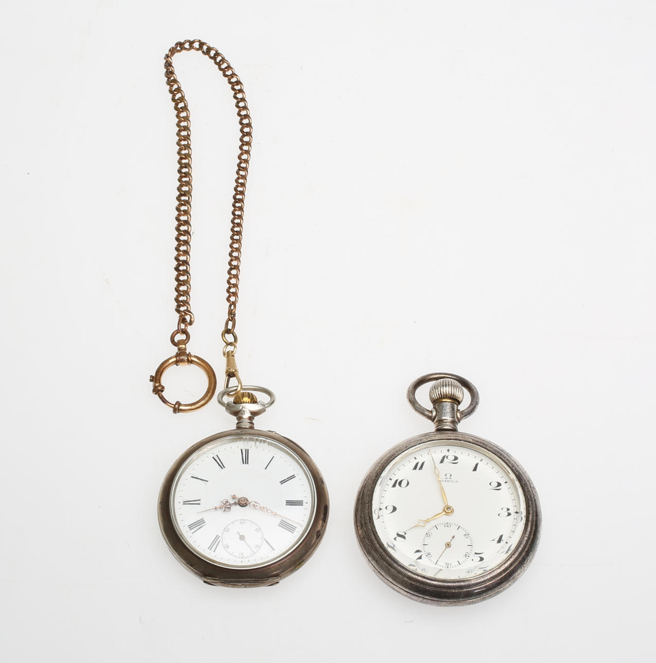 FICKUR,2 stycken,Omega samt silverur.