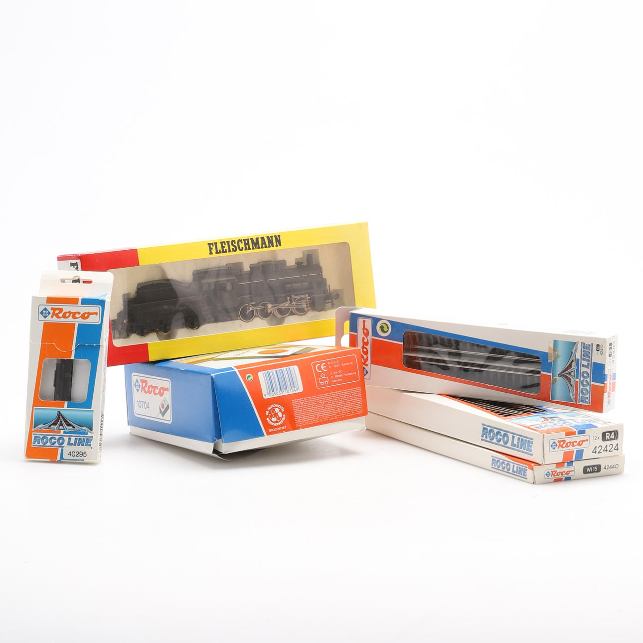 MODELO LOK, Fleischmann y raíles y transformador Roco.