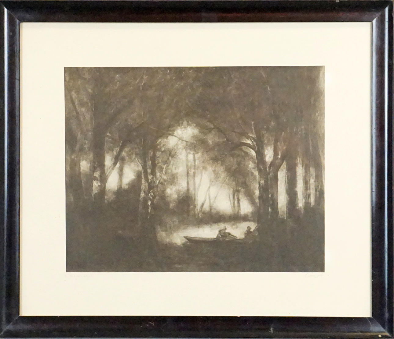 CAMILLE COROT. After. Print, “Forest idyll”.