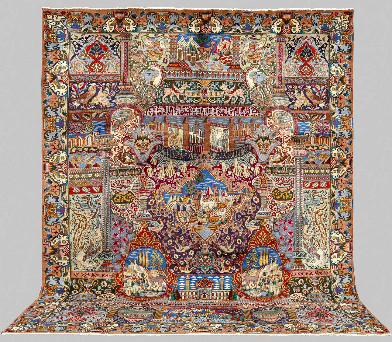 SALONGSMATTA Kashmar, figural.