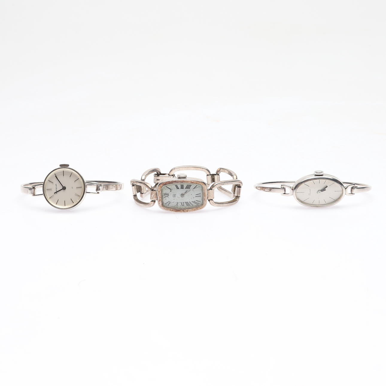 WRISTWATCH, 3 pcs, silver, Arfena.