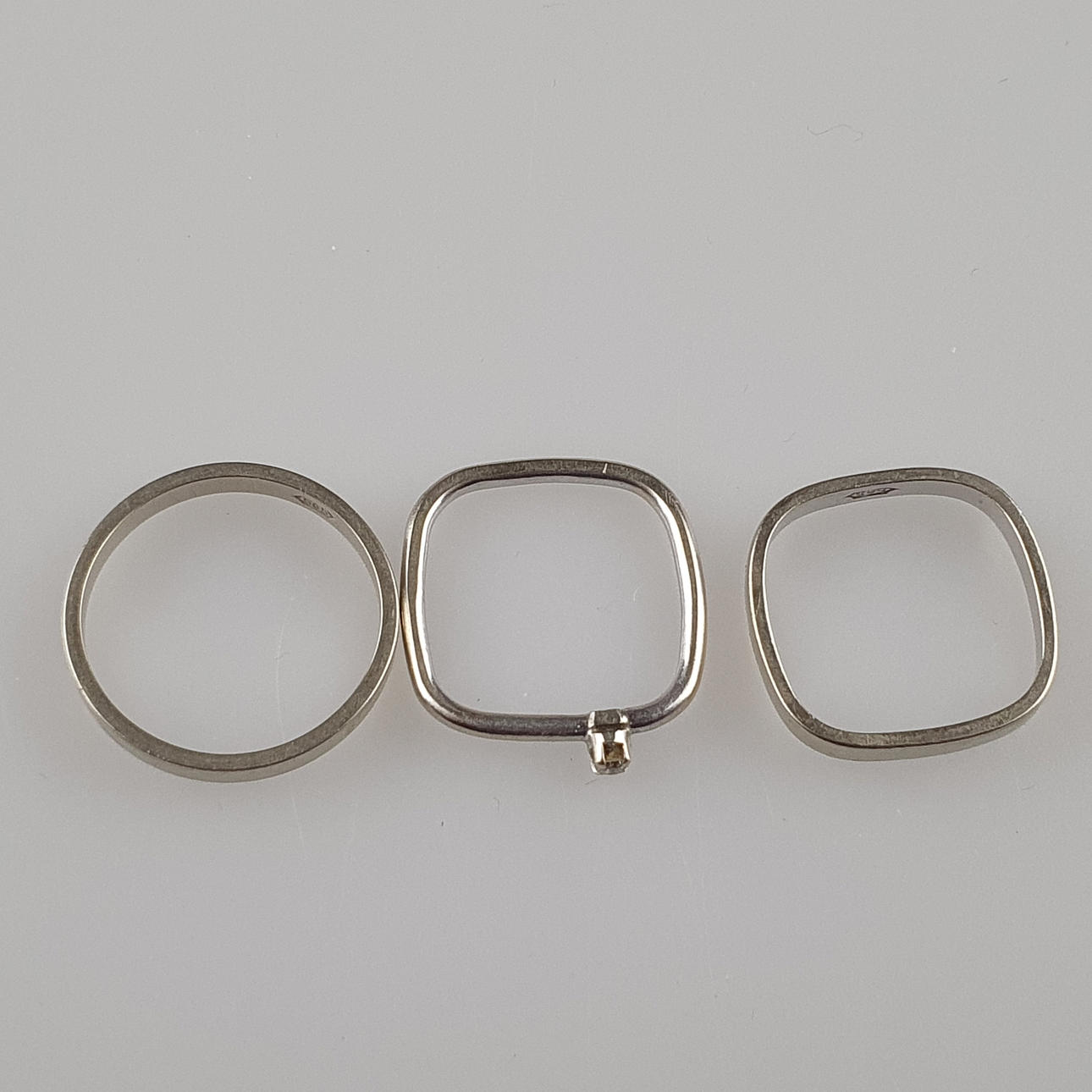 Uppsättning guldringar - 3 delar.